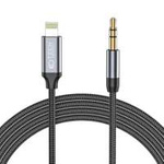 KABEL TECH-PROTECT ULTRABOOST LIGHTNING TO AUX MINI JACK 3.5MM CABLE 100CM BLACK