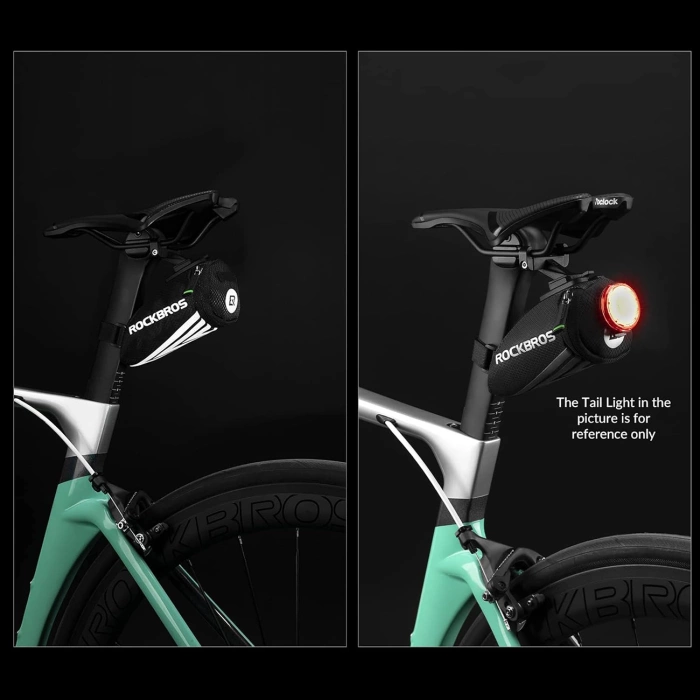 Torba rowerowa Rockbros C28 pod siodełko - czarna