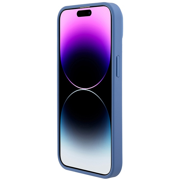 Etui Guess GUHCP15SP4TDSCPB iPhone 15 6.1" niebieski/blue hardcase Crossbody 4G Metal Logo Case