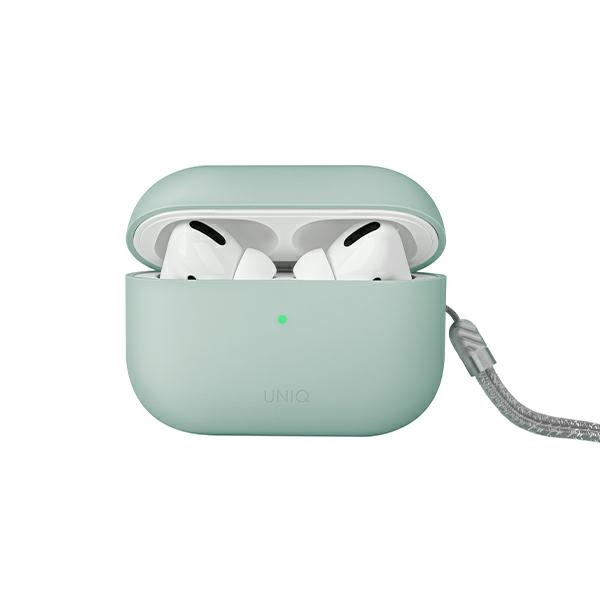 UNIQ etui Lino AirPods Pro 2 gen Silicone miętowy/mint green