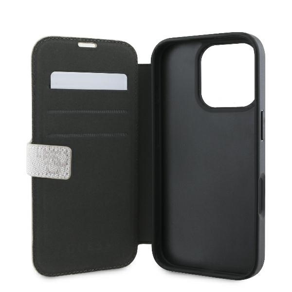 Etui Guess iPhone 16 Pro Max 6.9" różowy/pink book 4G Metal Logo