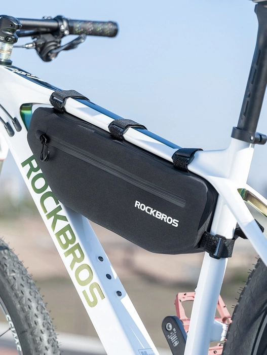 Sakwa rowerowa Rockbros AS-043 na rzepy 3l - czarna