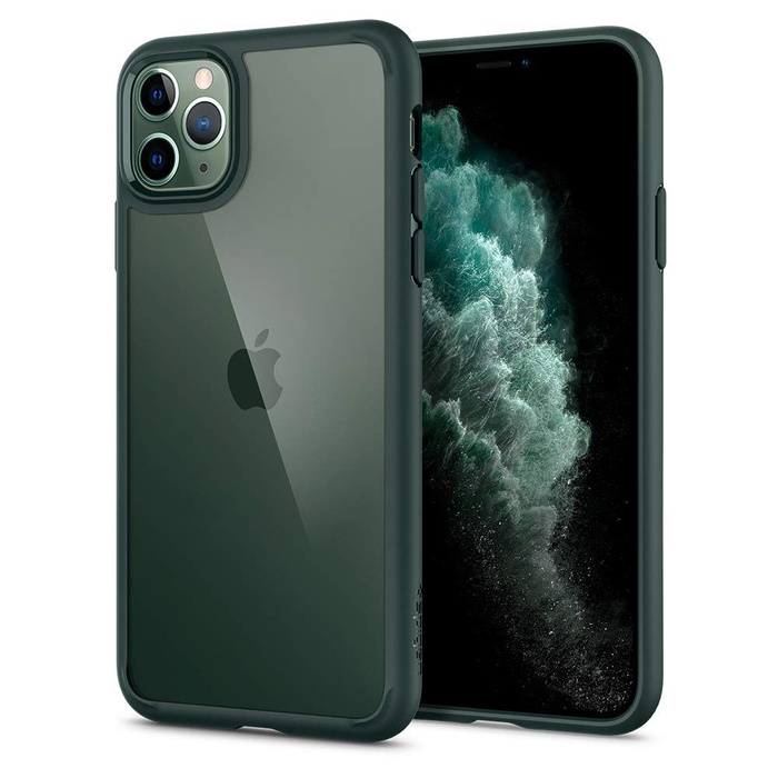 Etui SPIGEN Apple iPhone 11 Pro Ultra Hybrid Midnight Green Zielone Case