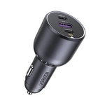 Ładowarka Ugreen EC705 samochodowa 130W 2x USB-C 1x USB-A - szara