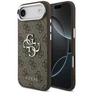 Etui Guess 4G Big 4G Classic Logo do     iPhone 17 Air brązowy srebrny
