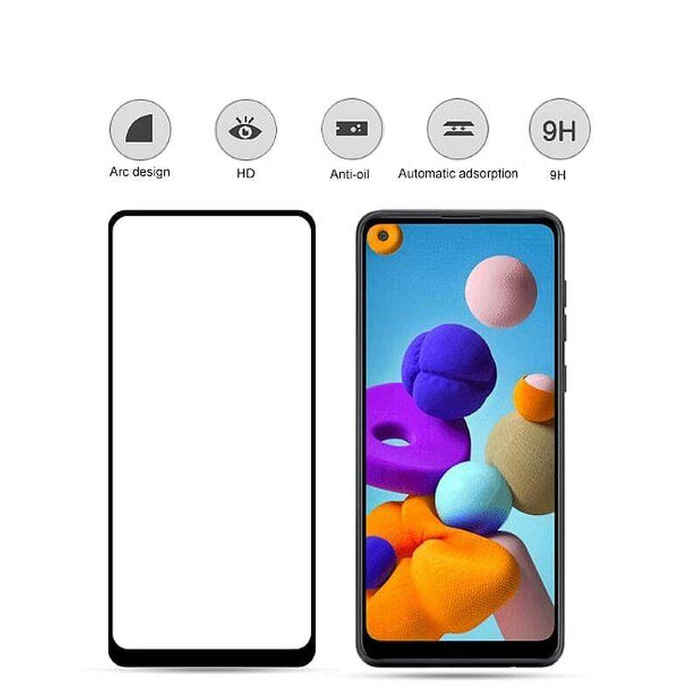 SZKŁO T-PHOX CP+ SAM A21 BLACK FULL GLUE