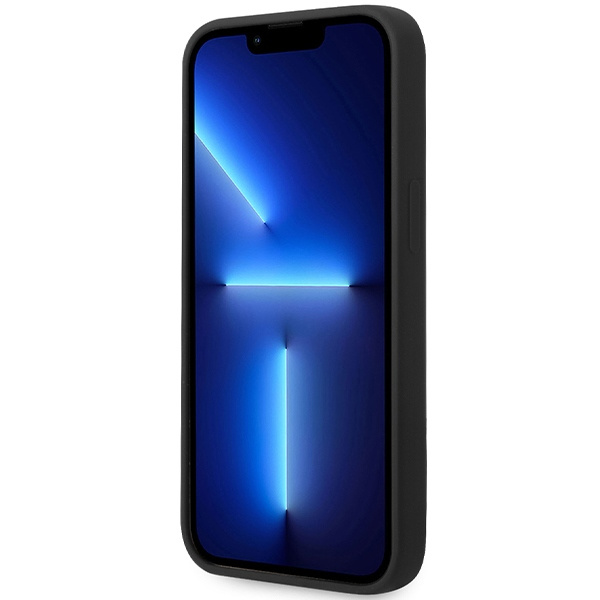 Etui Bmw Bmhmp15s22smpk Iphone 15 / 14 / 13 6.1" Czarny/black Hardcase M Silicone Pattern Magsafe Case