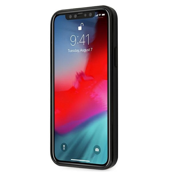 Etui Ferrari Apple iPhone 12 Mini On Track Real Carbon Czarny Case