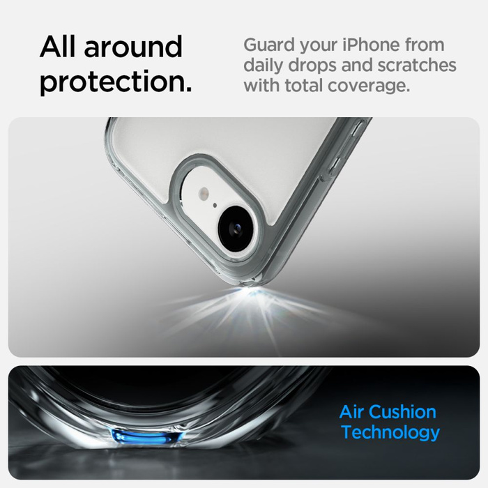 ETUI SPIGEN IPHONE 16E ULTRA HYBRID SPACE CRYSTAL