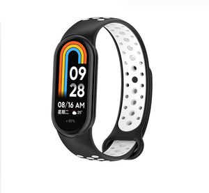 Beline pasek Mi Band 9/8 designczarno-biały /black-white