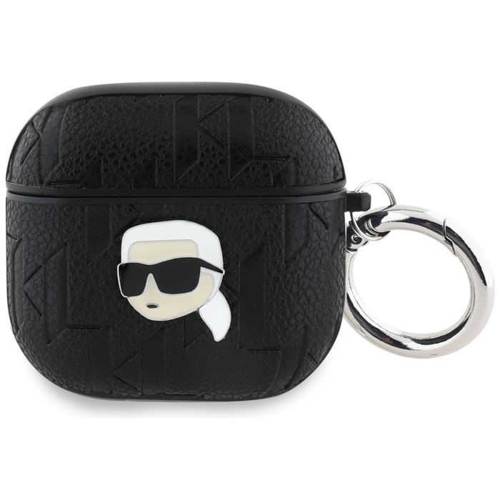 Etui Karl Lagerfeld Monogram Karl Head    do AirPods 4 czarny