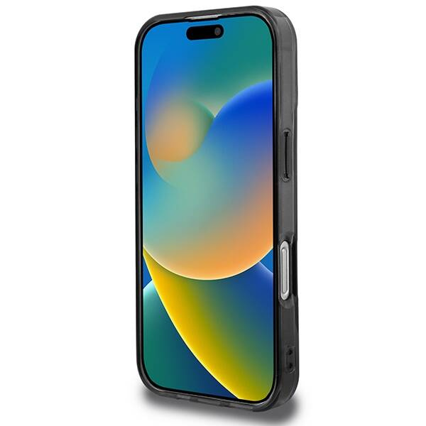 ETUI BMW iPhone 16 Pro 6.3" szary/grey hardcase Motosport IML Vertical Stripe