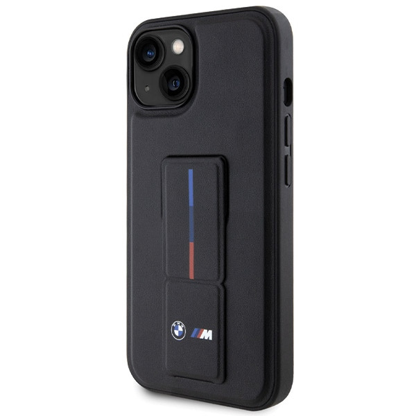 Etui BMW BMHCP15S22GSLK iPhone 15 / 14 / 13 6.1" czarny/black hardcase Grip Hot Stamp Case