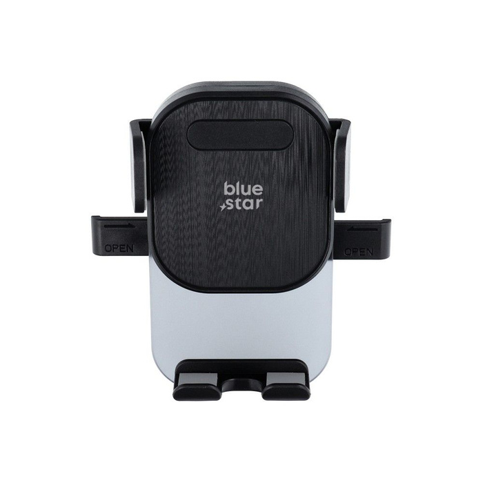 Uchwyt na telefon do samochodu uniwersalny Blue Star Auto Lock X2 do kratki czarny 