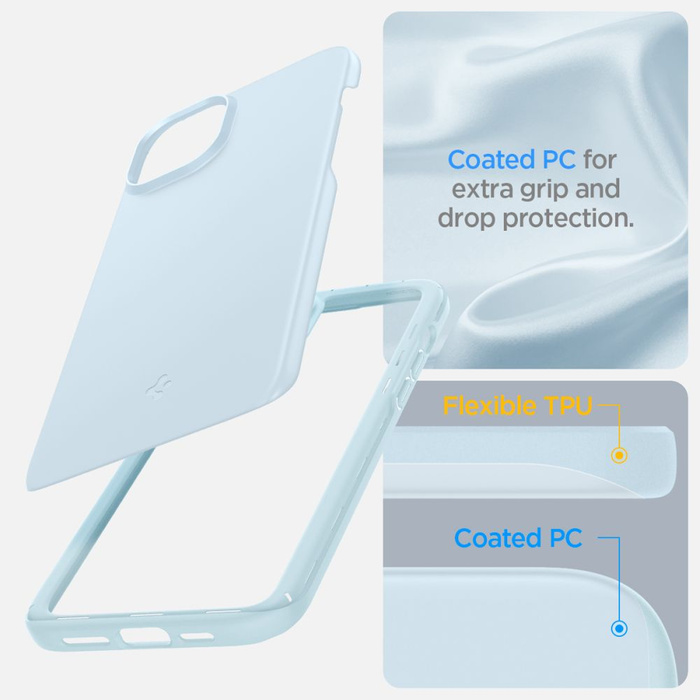 Etui Spigen Thin Fit iPhone 15 Mute Blue