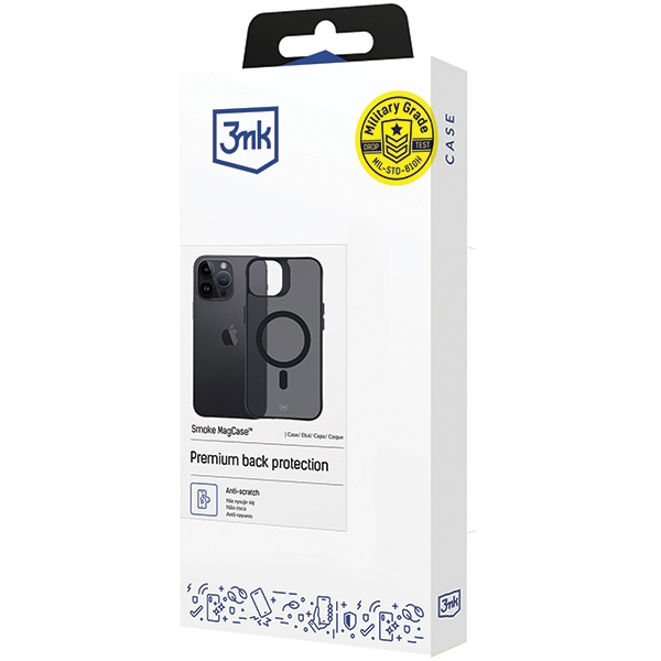Etui 3MK Smoke MagCase iPhone 14 Pro 6.1"