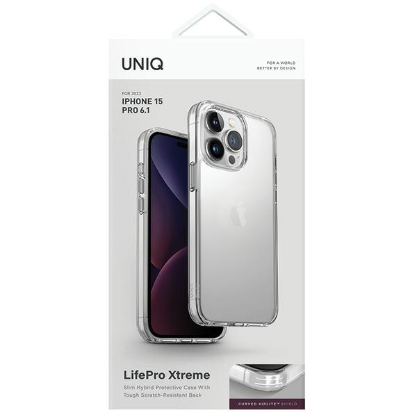 Etui UNIQ etui LifePro Xtreme iPhone 15 Pro 6.1" przeźroczysty/crystal clear Case