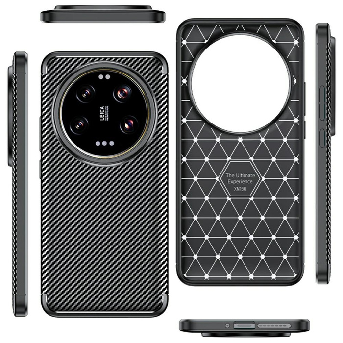Etui Beline Carbon Armor Xiaomi 15 Ultra czarny/black box