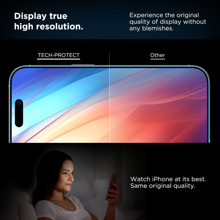 SZKŁO HARTOWANE TECH-PROTECT QUICK SET+ 2-PACK IPHONE 16 PRO MAX BLACK