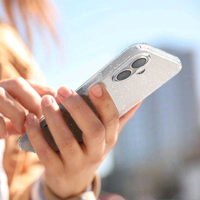 ETUI SPIGEN LIQUID CRYSTAL IPHONE 16 PLUS GLITTER CRYSTAL