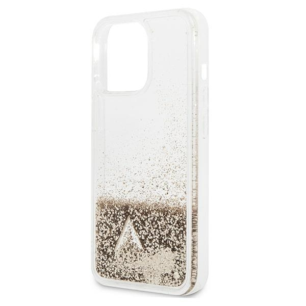 Etui GUESS Apple iPhone 14 Pro Max Glitter Charms Złoty Hardcase