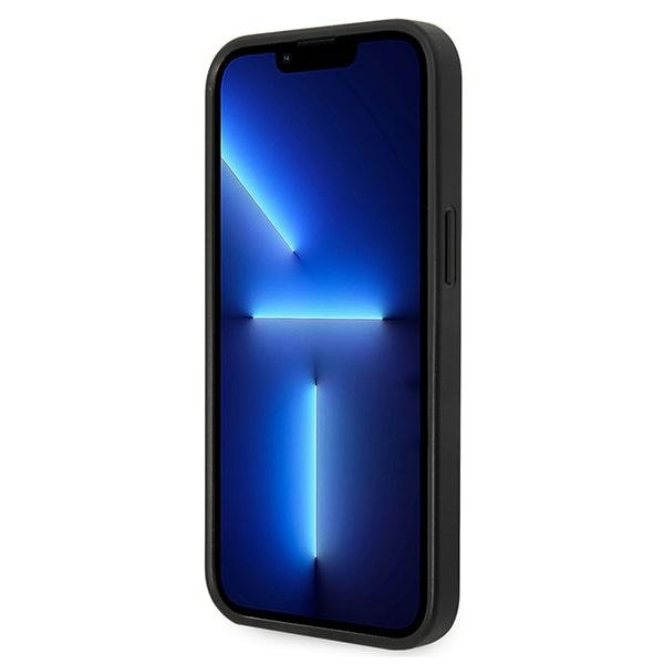 Etui KARL LAGERFELD Apple iPhone 14 Plus Glitter Plaque Logo Czarny Hardcase