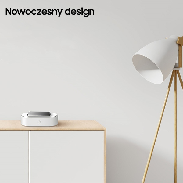 Sterylizator UNIQ LYFRO Air Capsule UV-C Ładowarka Indukcyjna 10W Biały