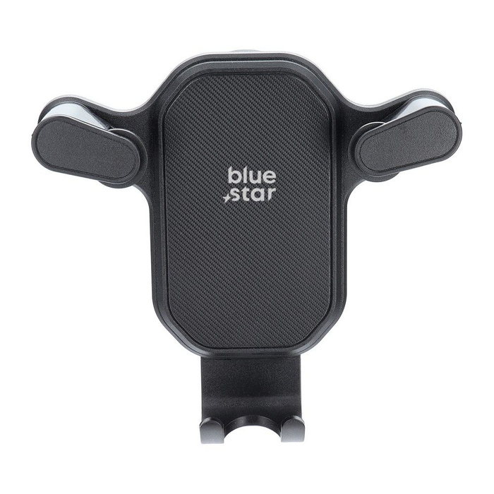Uchwyt na telefon do samochodu grawitacyjny Blue Star Triangular do kratki czarny 