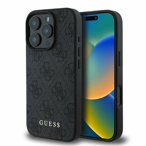 Etui Guess iPhone 16 Pro Max czarny/black HC PU 4G Classic