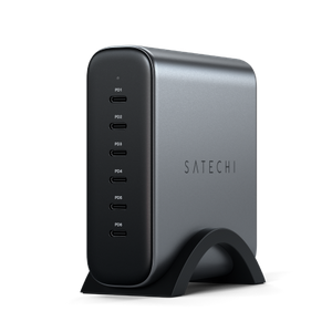 Satechi 6-Port GaN Charger - ładowarka 200W PD GaN (6x USB-C) (space gray)