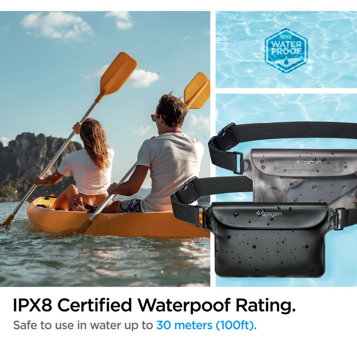 Etui Spigen A620 Universal Waterproof Waist Bag 2-pack Black