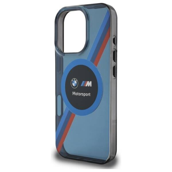 Etui BMW iPhone 16 Pro Max 6.9" granatowy/navy hardcase Motosport IML Circle MagSafe