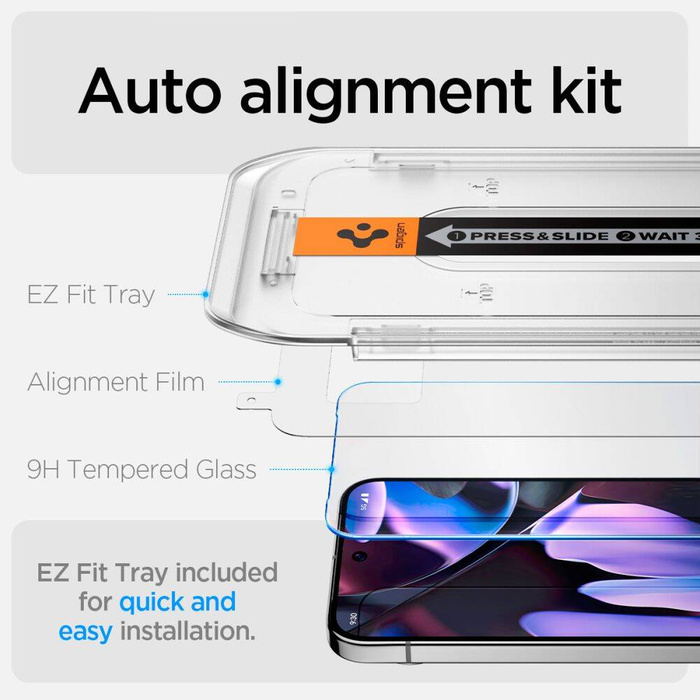 Szkło Hartowane Spigen Glas.tr ”ez Fit” 2-pack Google Pixel 9 Pro Xl  / 10 Pro Xl Clear