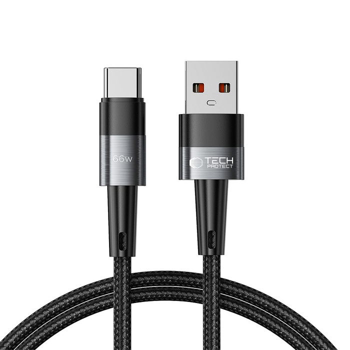 KABEL TECH-PROTECT ULTRABOOST USB-C CABLE 66W/6A 100CM GREY