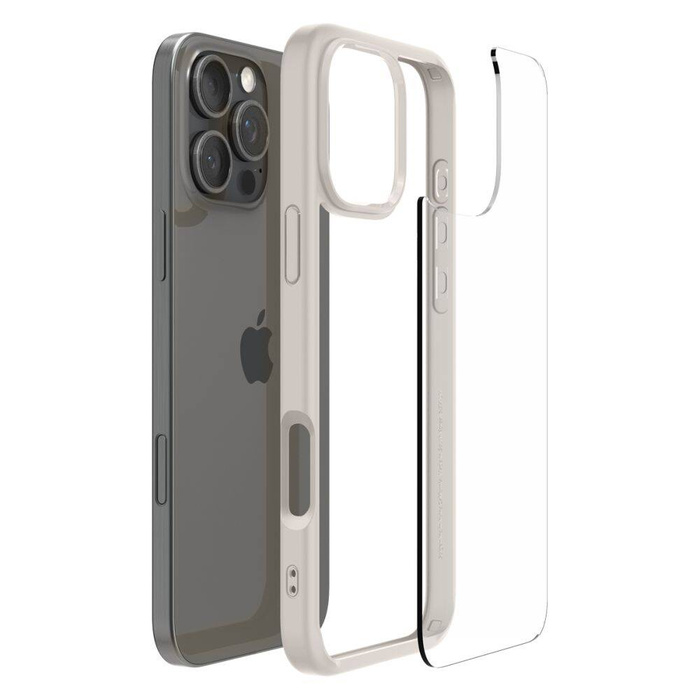 ETUI SPIGEN ULTRA HYBRID IPHONE 16 PRO NATURAL TITANIUM