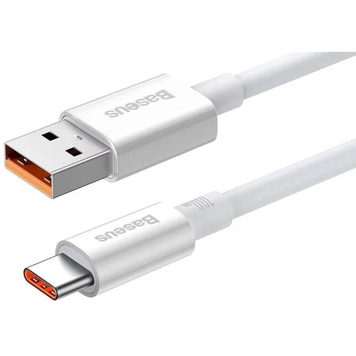 BASEUS kabel USB A do USB-C Length 100W 1,5m biały P10320102214-02