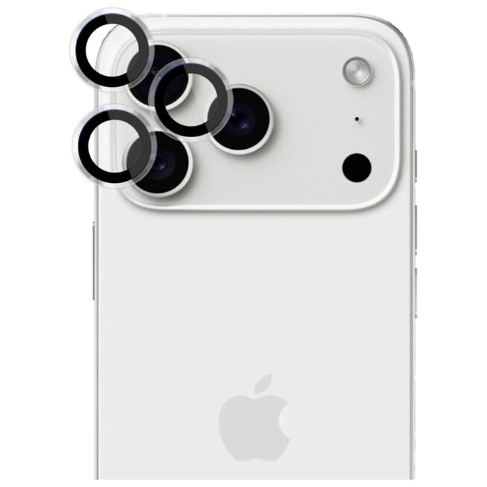 Ochrona na obiektyw aparatu 3MK iPhone 17 Pro /17 Pro Max HARDY Lens Protection Pro Przezroczysty