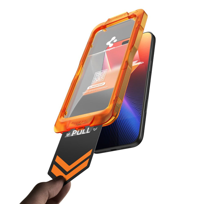 SZKŁO HARTOWANE SPIGEN IPHONE 17 PRO ALM GLAS.TR SLIM 3-PACK CLEAR