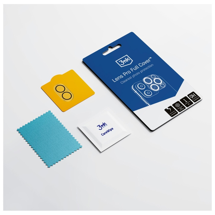 Ochrona na obiektyw aparatu 3MK iPhone 17 Lens Pro FullCover