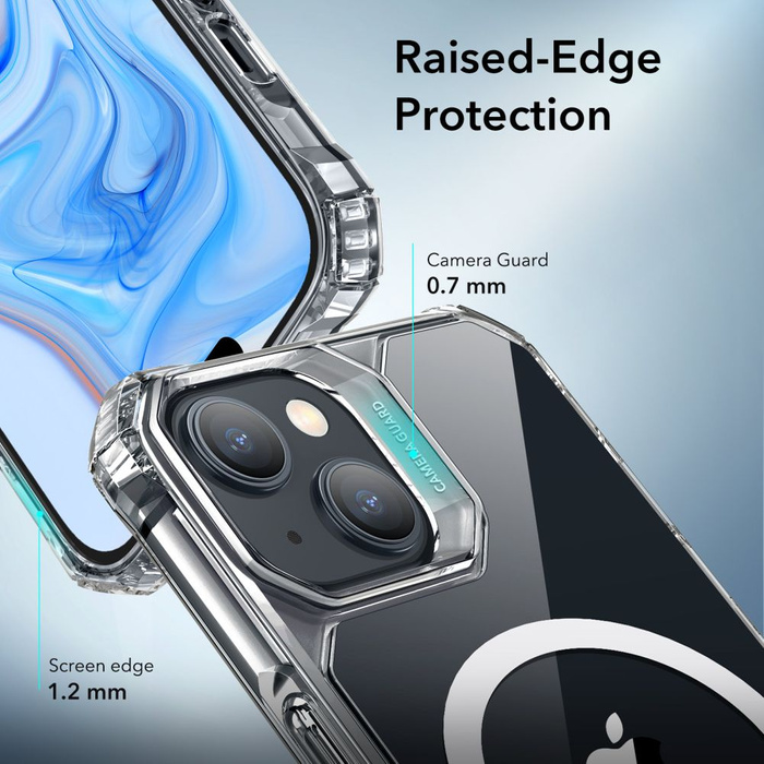 Etui Esr Air Armor Halolock Magsafe iPhone 15 Clear Case