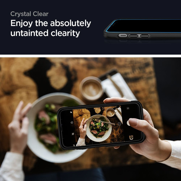 SPIGEN Alm Glass Fc Galaxy A52 Lte / 5G Szkło Hartowane Black