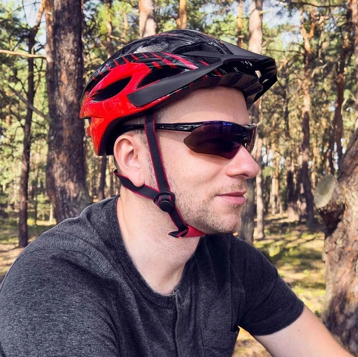 Okulary rowerowe Rockbros 10003 polaryzujące - czarne