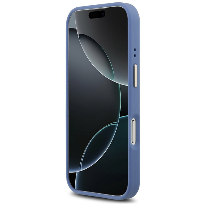 Etui Guess 4G PU Classic Logo MagSafe do iPhone 17 Pro niebieski