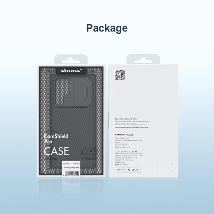 Etui Nillkin CamShield Pro do SAMSUNG S22 ULTRA (czarne)