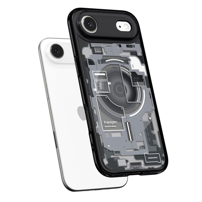 ETUI SPIGEN IPHONE 17 AIR ULTRA HYBRID MAG MAGSAFE ZERO ONE BLACK