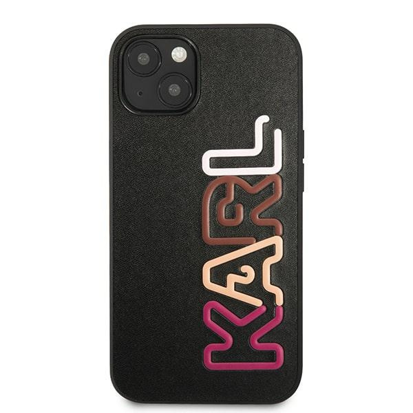 Etui KARL LAGERFELD Apple iPhone 13 Multipink Brand Czarny Hardcase