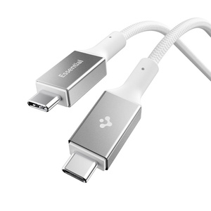 KABEL USB-C SPIGEN EB24015CC ESSENTIAL 240W 150CM BIAŁY
