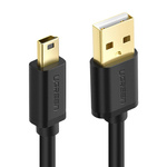 Kabel USB 2.0 UGREEN 10355B mini USB 1m 480 Mbps czarny (US132 10355)