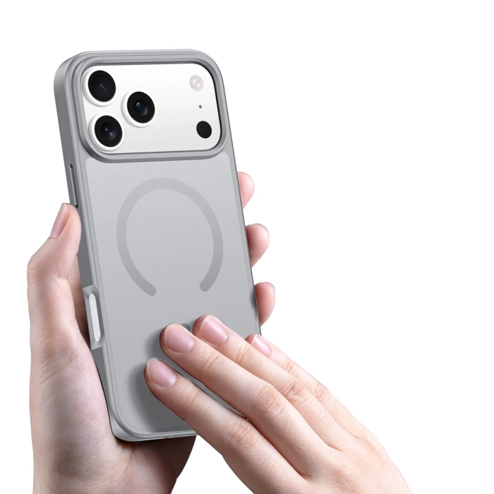 Etui Dux Ducis Yind na iPhone 17 Pro kompatybilne z MagSafe - szare