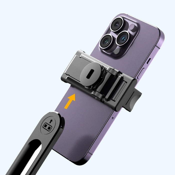 Selfie stick teleskopowy Statyw Wozinsky 1.3m z uchwytem na telefon Czarny